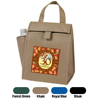 Lunch Bag w/ Front & Side Pockets